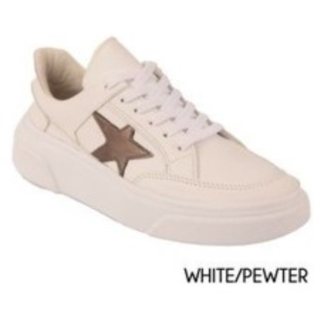White/Pewter Sneakers!